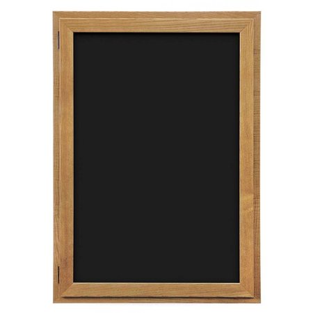 UNITED VISUAL PRODUCTS Outdoor Enclosed Combo Board, 72"x36", Black Frame/Black & Buff UVCB7236ODB-BLACK-BUFF